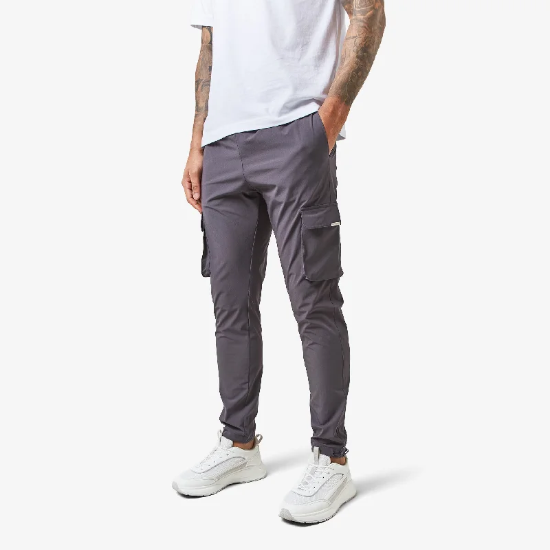 Stretch Tech Cargo Pant | Dark Grey Casual Men's Loose