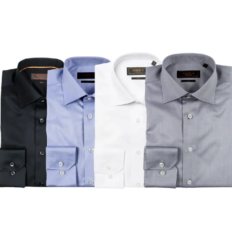 Serica Classics Dress Shirt - C-106 - Assorted Colours Relaxed Men's Australian 