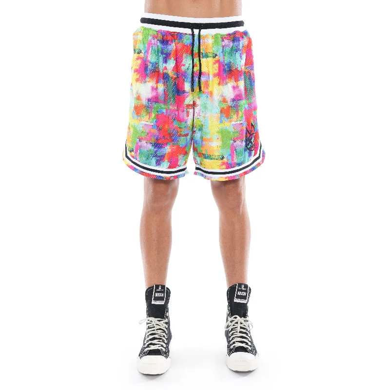 MESH SHORTS IN MULTI Artistic Men's Hand