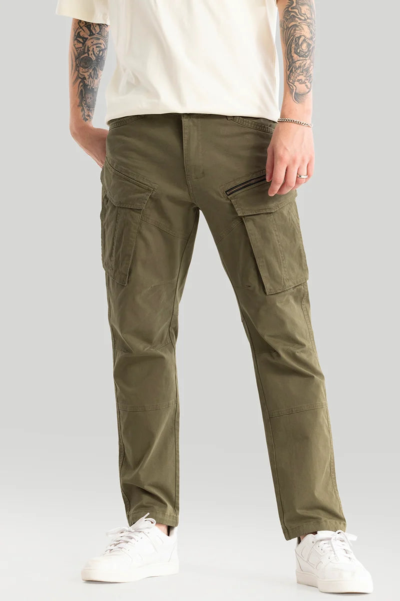 Tyke Pro Olive Cargo Pant Dynamic Men's High