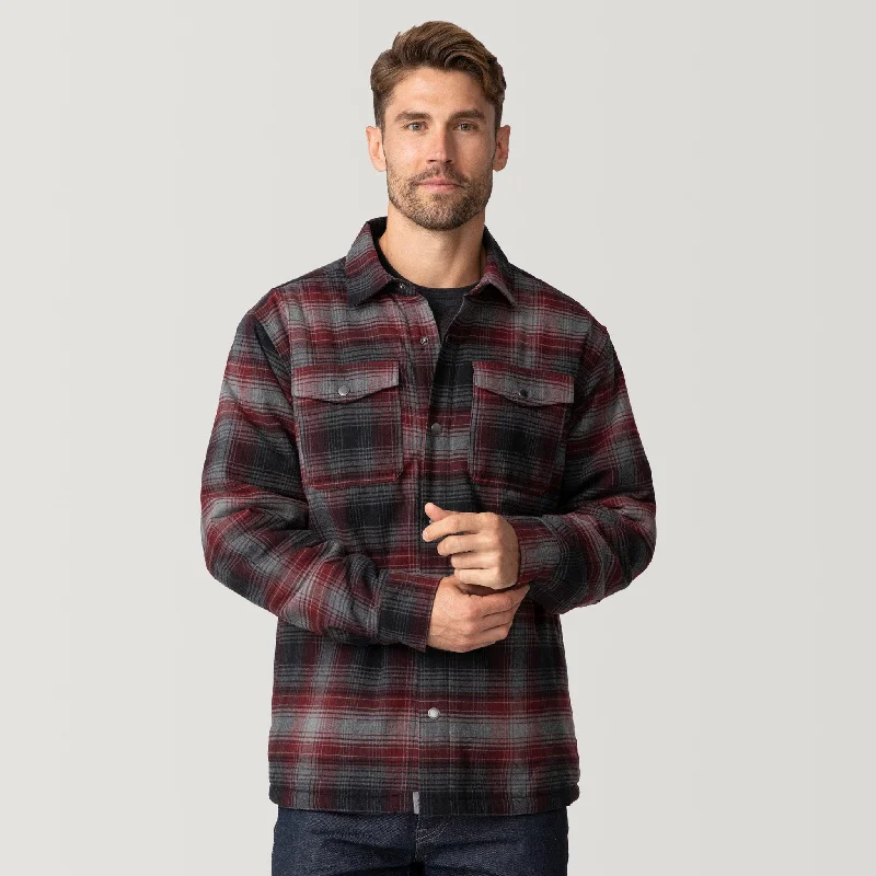 Men's Flannel Workwear Shirt Trendy Men's Scandinavian