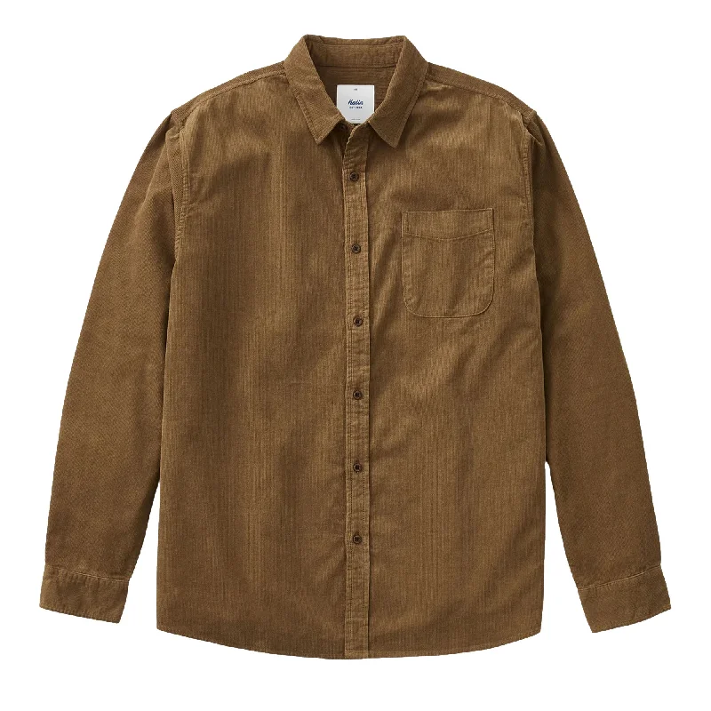 Katin Granada Men's L/S Dress Shirt - Brown Bold Men's Animal