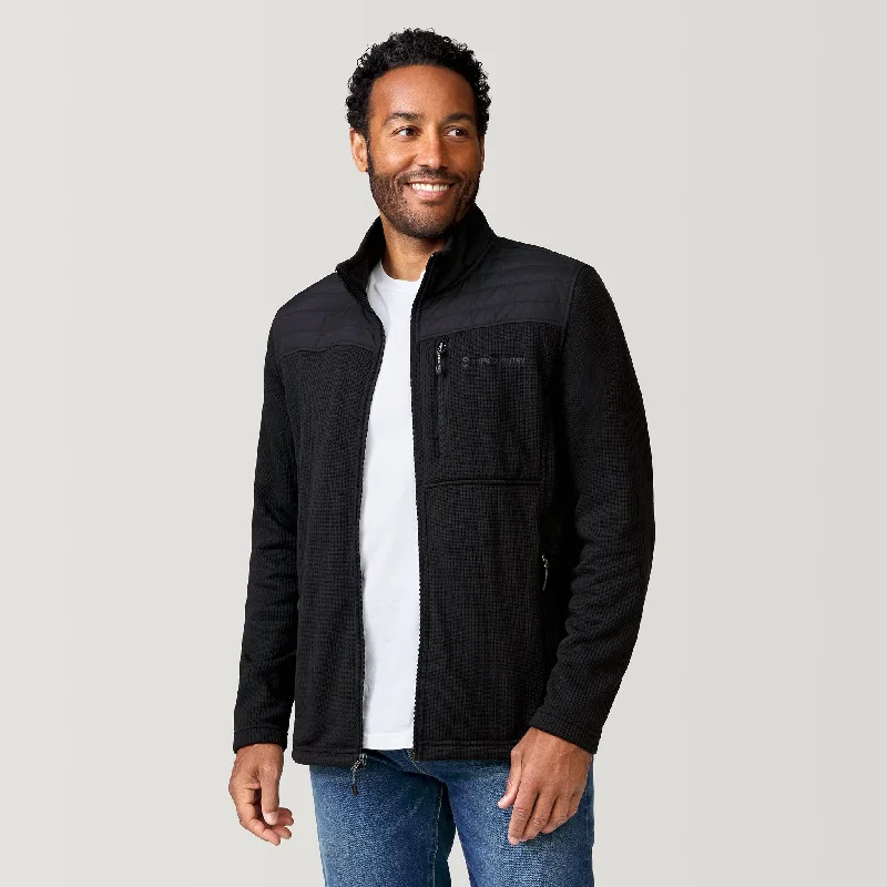 Men's Chayote Cable Fleece Jacket Organic