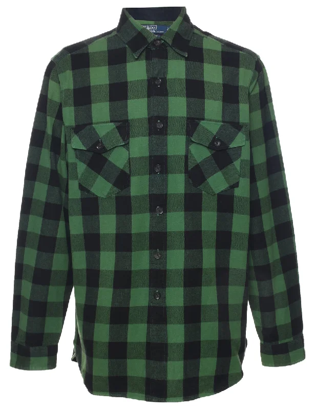 Ralph Lauren Checked Shirt - L Dynamic Men's Moto