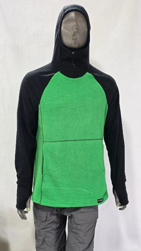 Men's Hoodie - Green w/ Black sleeves & hood (Copy) Earthy Men's Sustainable 