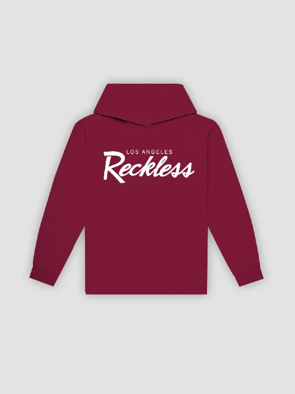 OG Reckless Hoodie - Maroon Youthful Men's Pop