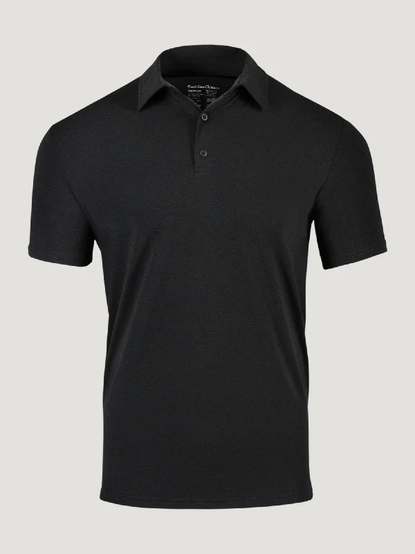 Black Performance Polo Classic Men's Pin