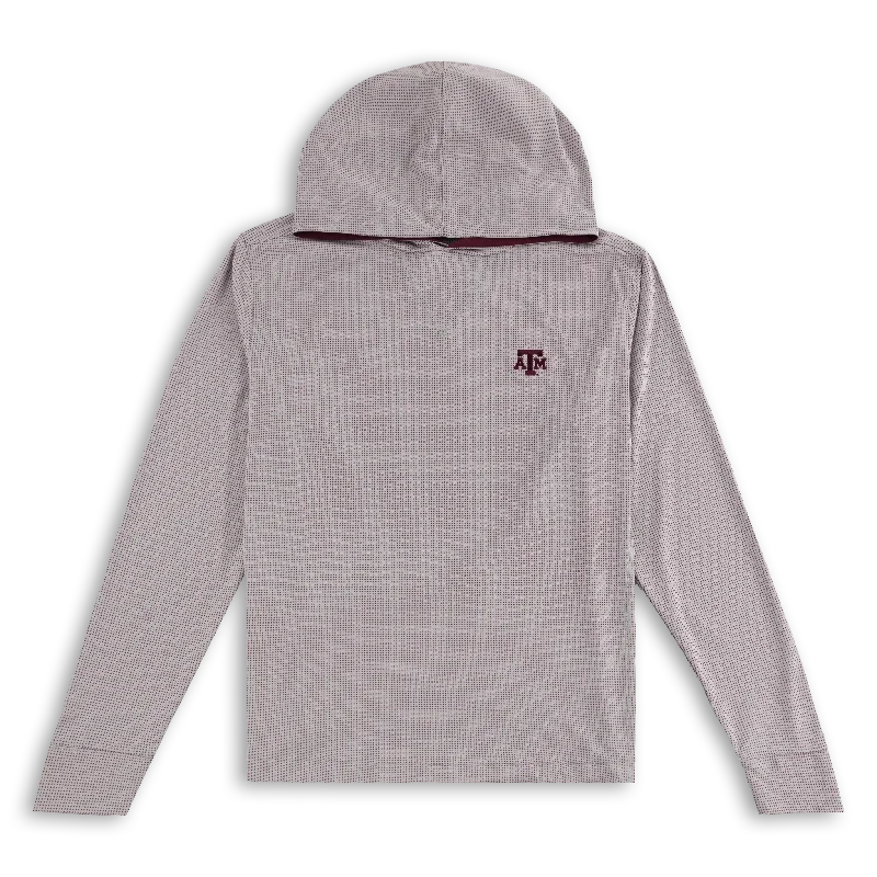 Texas A&M Checker Tech Performance Hoodie Laid