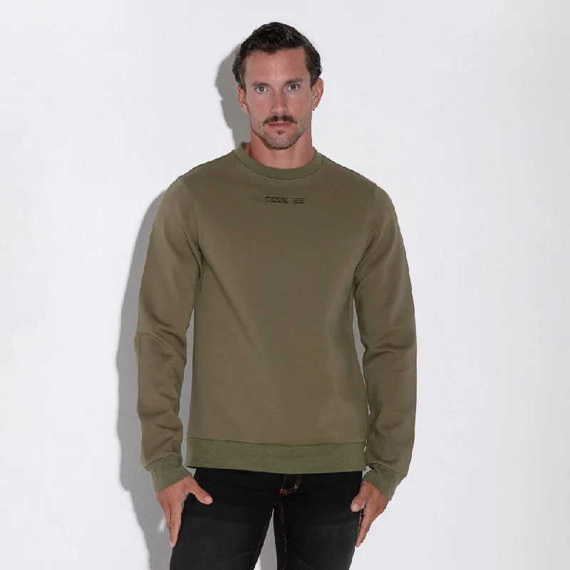 Code 22 Essential sweatshirt 9745 green Sharp Men's Italian