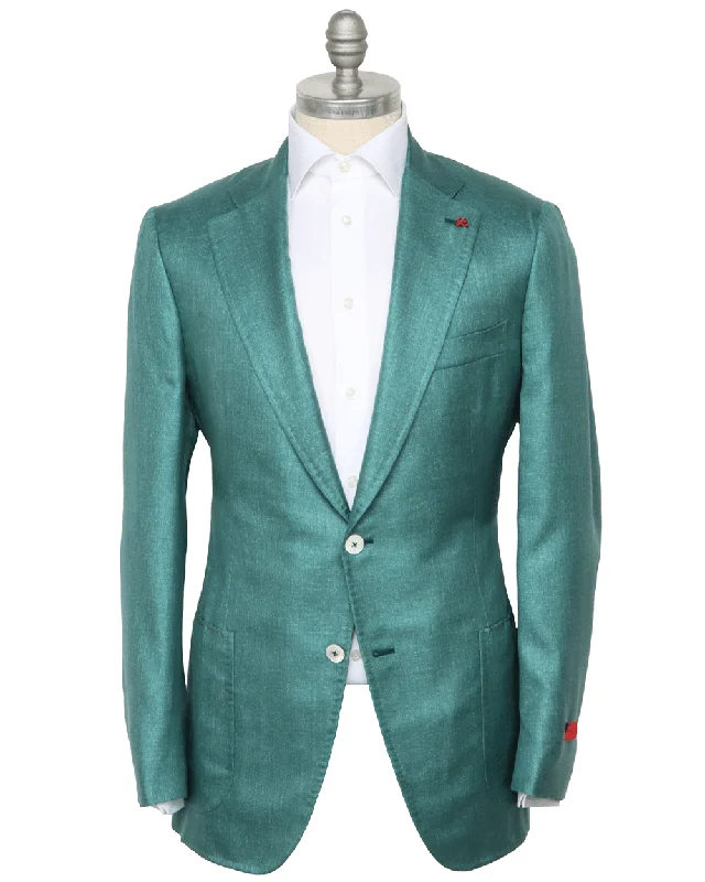 Emerald Green Silk Sportcoat Youthful Men's Pop