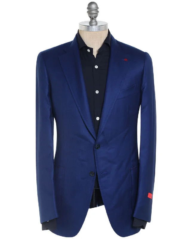 High Blue Cashmere Blend Solid Sportcoat Adventure