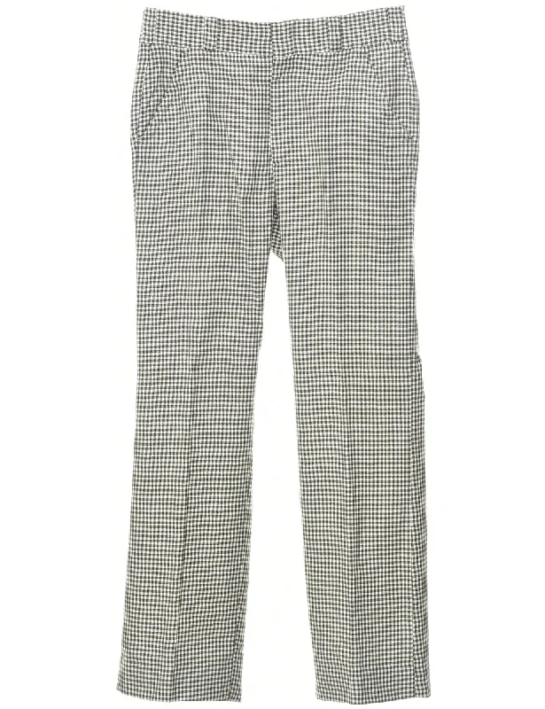 Checked Pattern Trousers - W33 L32 Lumberjack