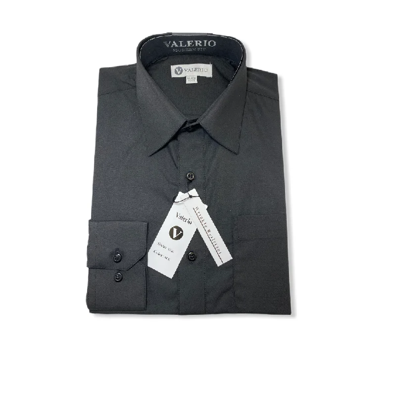 Valerio Black Dress Shirt (NEW) Cool Men's Skate