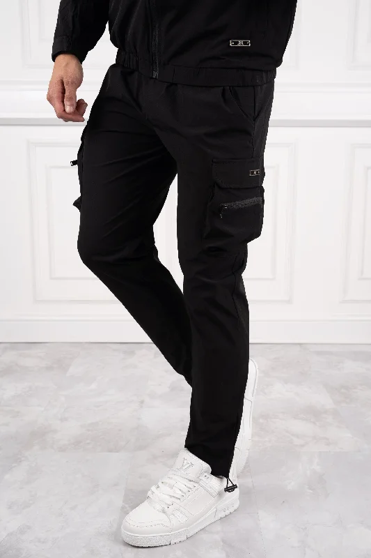 Aragon V2 Technical Cargo Pants - Black Youthful Men's Pop