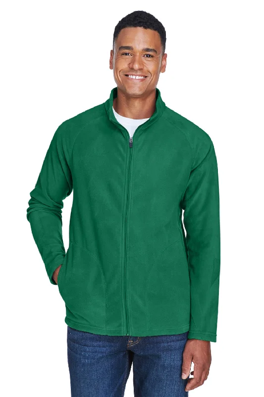 Team 365 Mens Campus Pill Resistant Microfleece Full Zip Jacket - Kelly Green Vacation