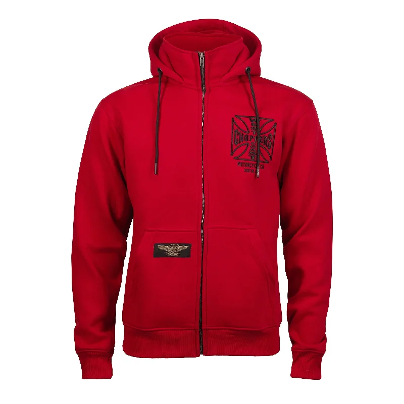 WCC OG ATX ZIP HOODY RED Practical Men's Multi