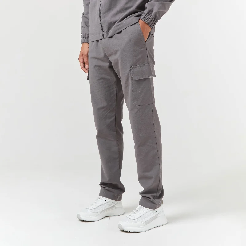 Smart Utility Open Hem Trouser | Charcoal Cozy Men's Sherpa