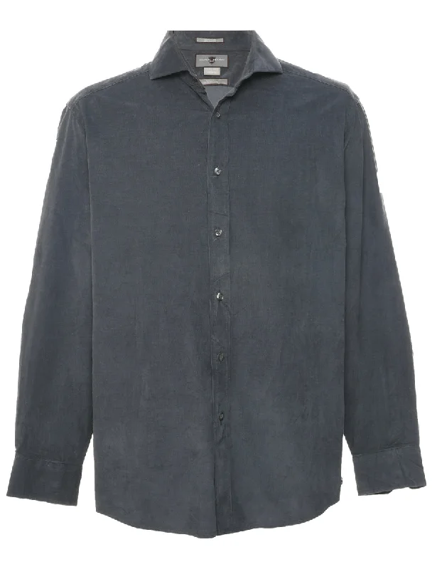 Dark Grey Corduroy Shirt - L Sporty Men's Tennis