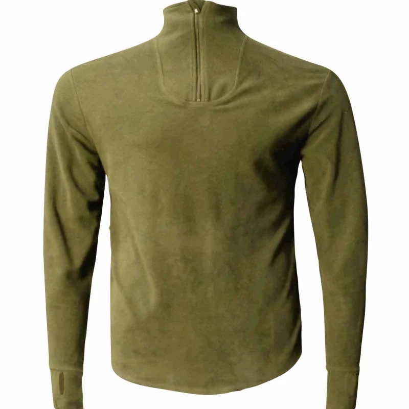 Olive PCS Army Fleece Top Refined Men's European