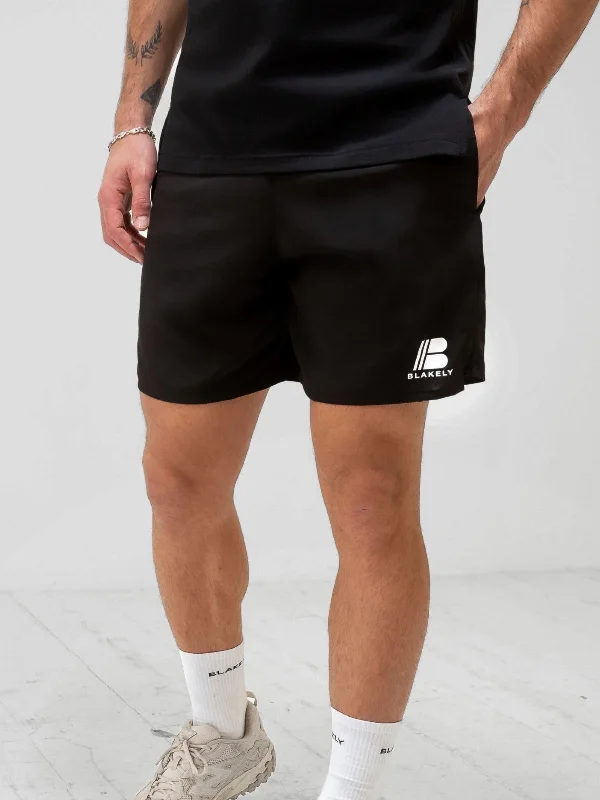 Apex Tech Shorts - Black Polished Men's Silk