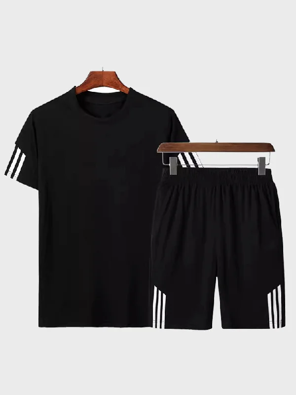 Summer Men's Fitness Set Elegant Men's Cashmere