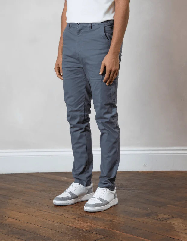 Cotton Cargo Pant Slate Grey Lumberjack