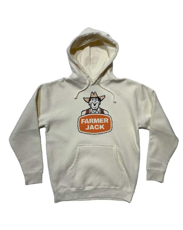 Ink Detroit Vintage - Farmer Jack Hoodie - Bone Refined Men's Hand