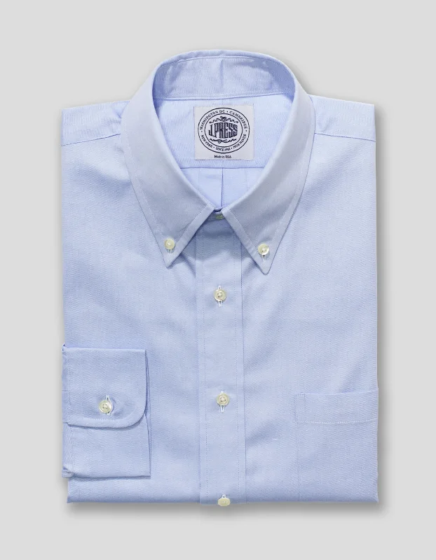 BLUE PINPOINT DRESS SHIRT Sophisticated Men's 