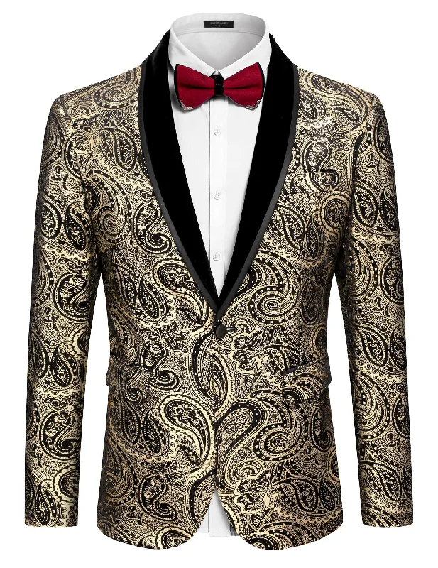 Gold Paisley