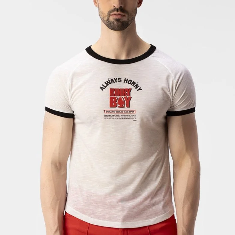 Barcode Berlin Always Horny Kinky Boy t-shirt white Laid