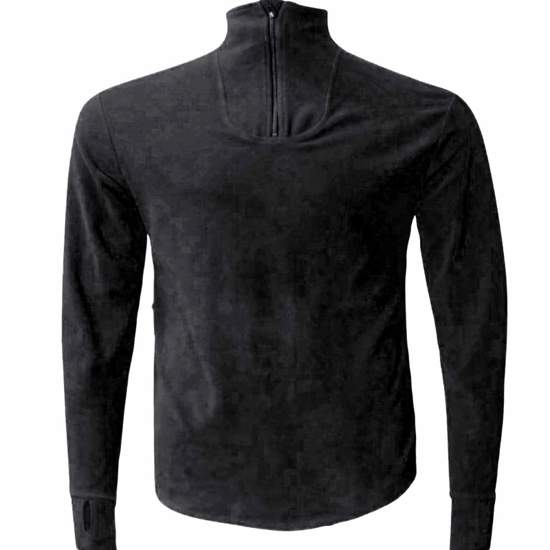 Black PCS Army Fleece Top Cool Men's Distressed