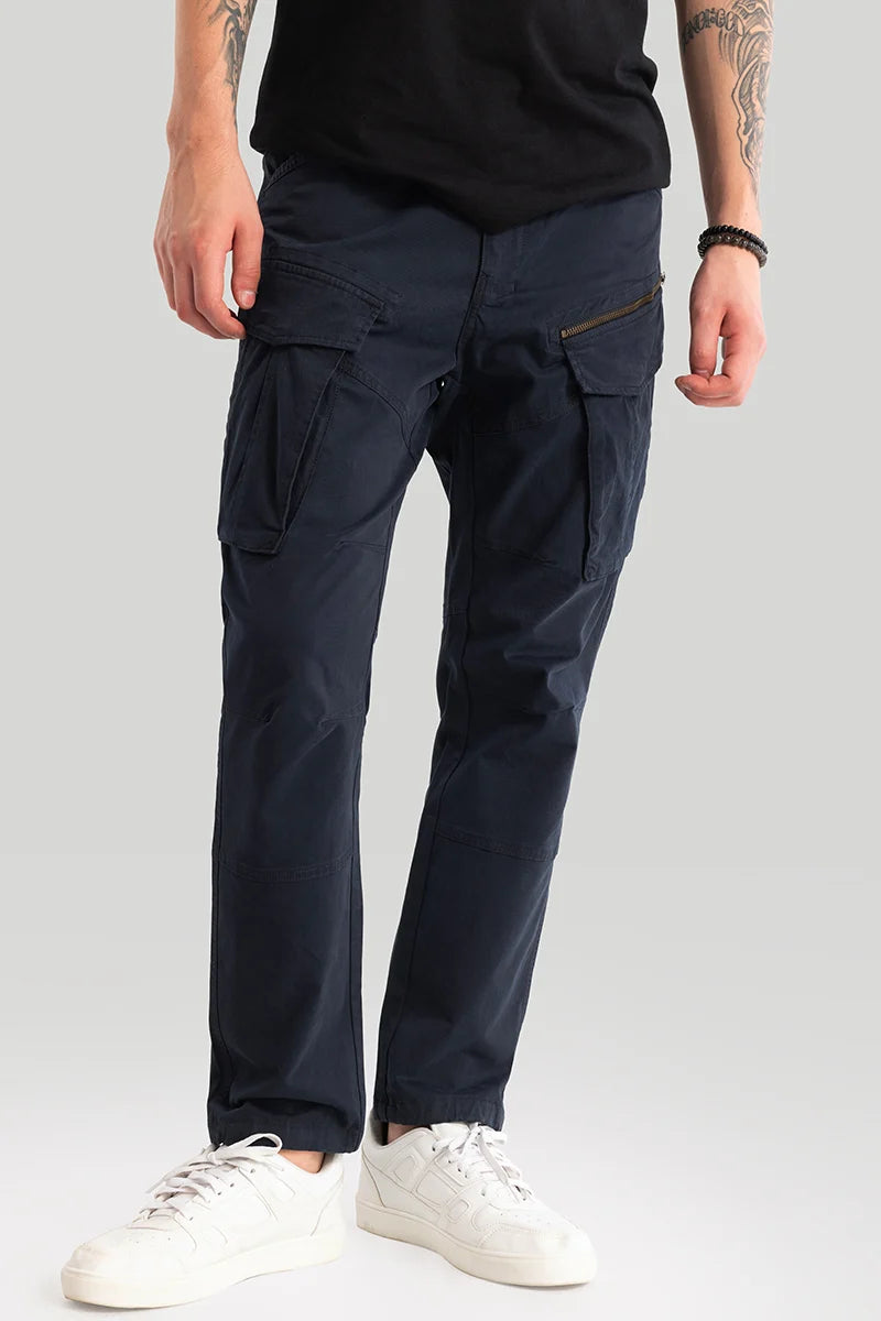 Tyke Pro Navy Cargo Pant Classic Men's Pin