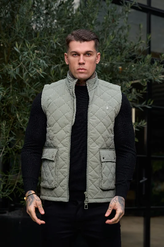 FS Sage Padded Gilet With Front Pockets  - FSN210  (PRE ORDER 14TH DECEMBER)  Sharp Men's Italian