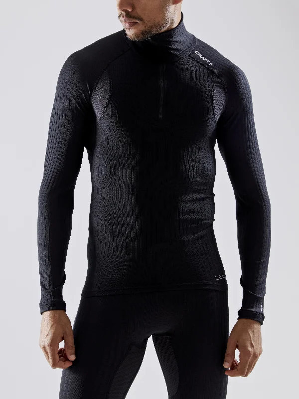 MEN'S ACTIVE EXTREME X 1/4 ZIP BASELAYER Polished Men's Satin