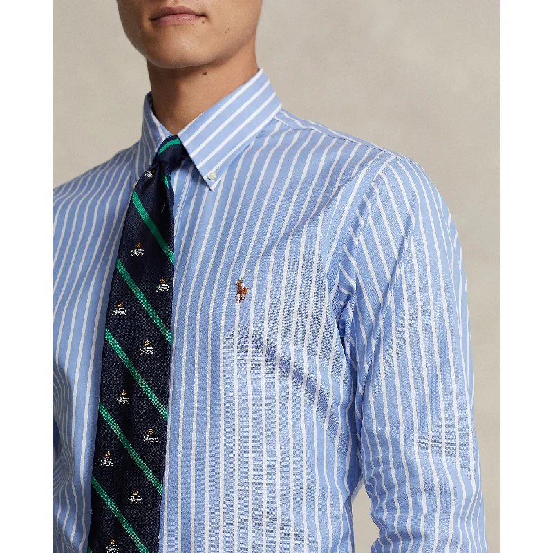 Polo Ralph Lauren - Business Shirt - Stripe - Blue & White Masculine Men's 