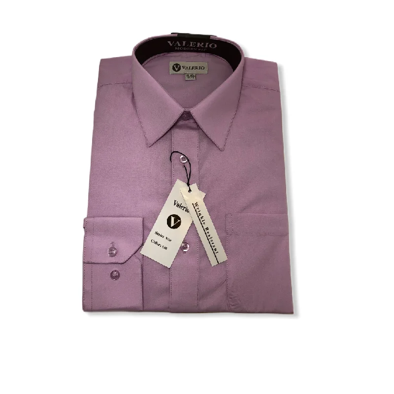 Valerio Lavender Dress Shirt (NEW) Cclassic Men's Tweed