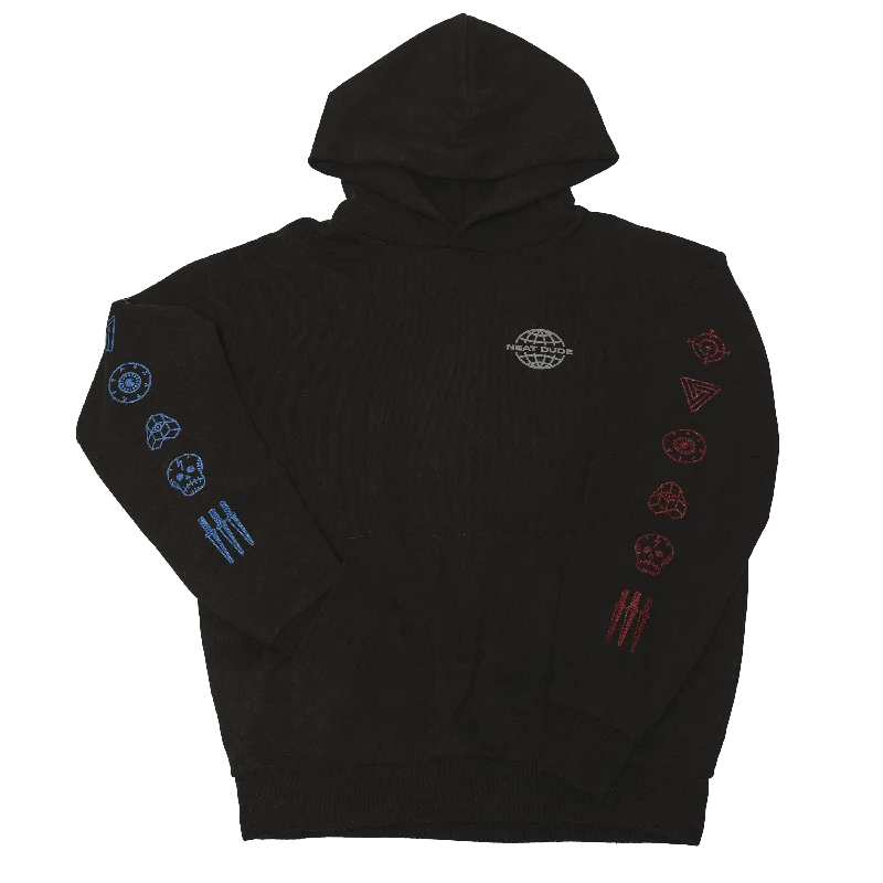 Glyph Hoodie - Dark Mode Dynamic Men's Moto