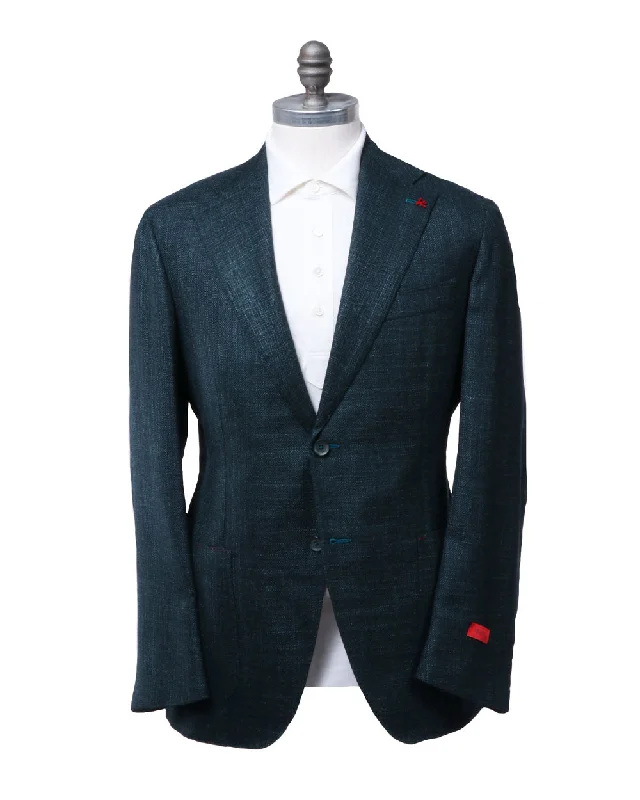 Aqua Melange Sportcoat Stylish Men's Tropical 