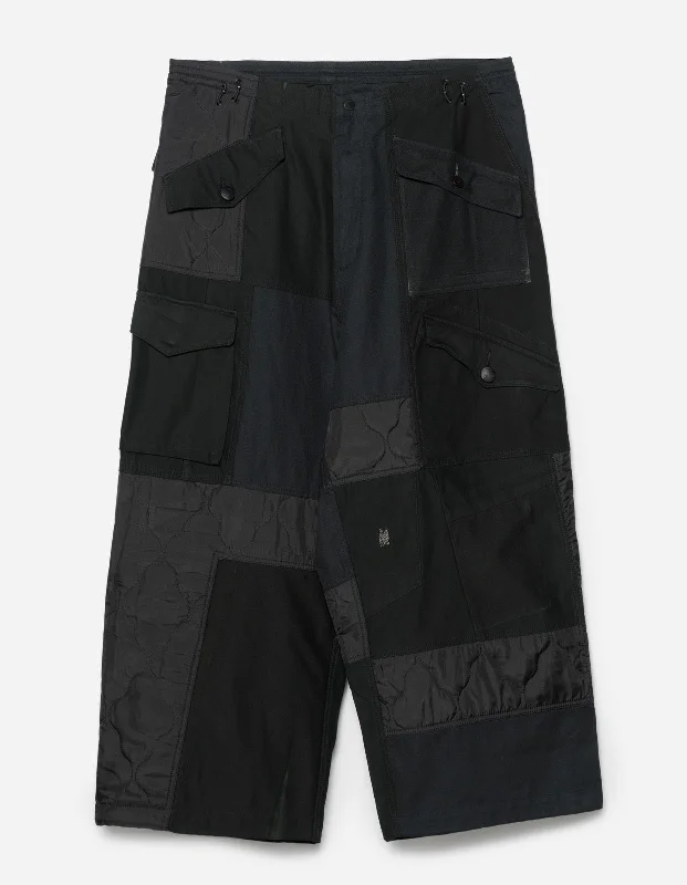 5268 Upcycled M59 Cargo Snopants Black Sophisticated Men's French