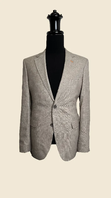 Vercini Modern Classic Taupe Wave Men's Blazer Modern Men's 