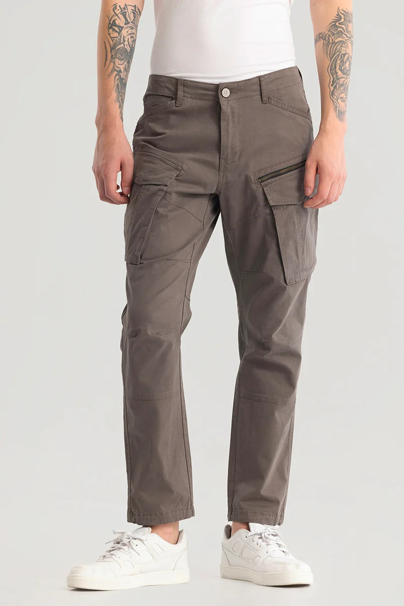 Tyke Pro Grey Cargo Pant Casual Men's Short