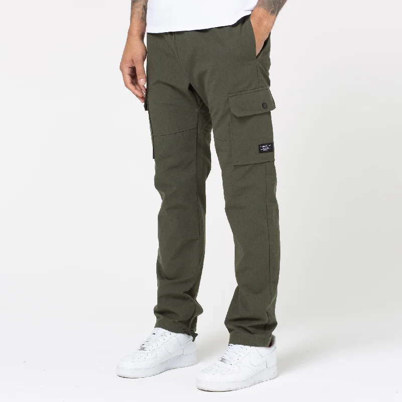 Ripstop Open Hem Cargo Pant | Khaki Relaxed Men's Beach