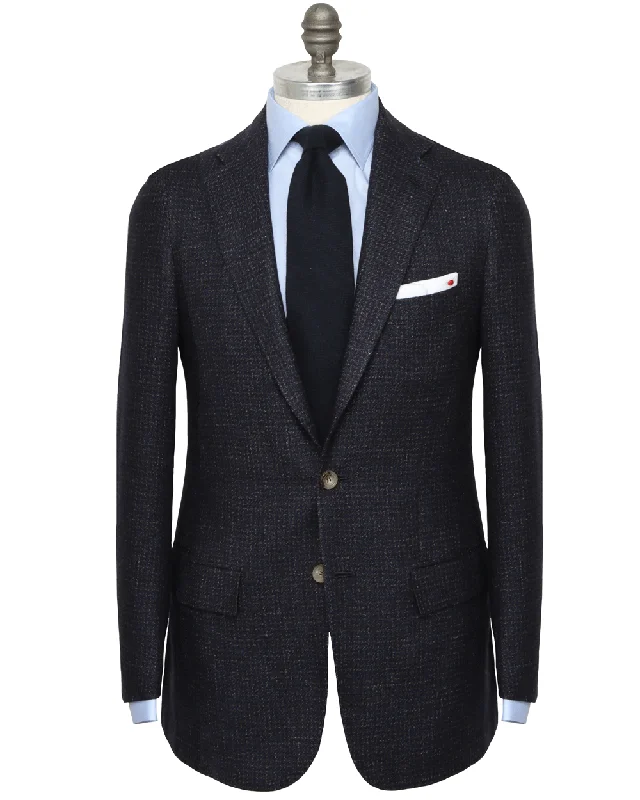 Brown and Navy Houndstooth Sportcoat Organic