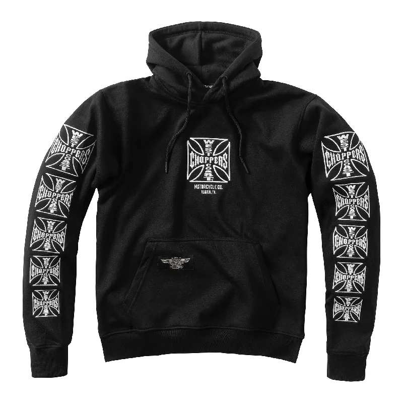 WCC DOMINATOR EMBROIDERED HOODY - BLACK Athletic Men's Compression