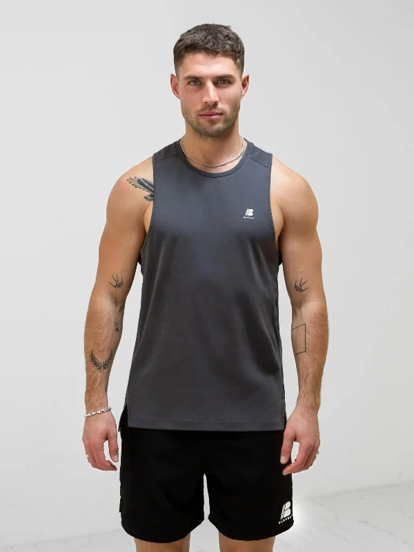 Apex Tech Sleeveless Vest - Charcoal Traditional Men's Wool