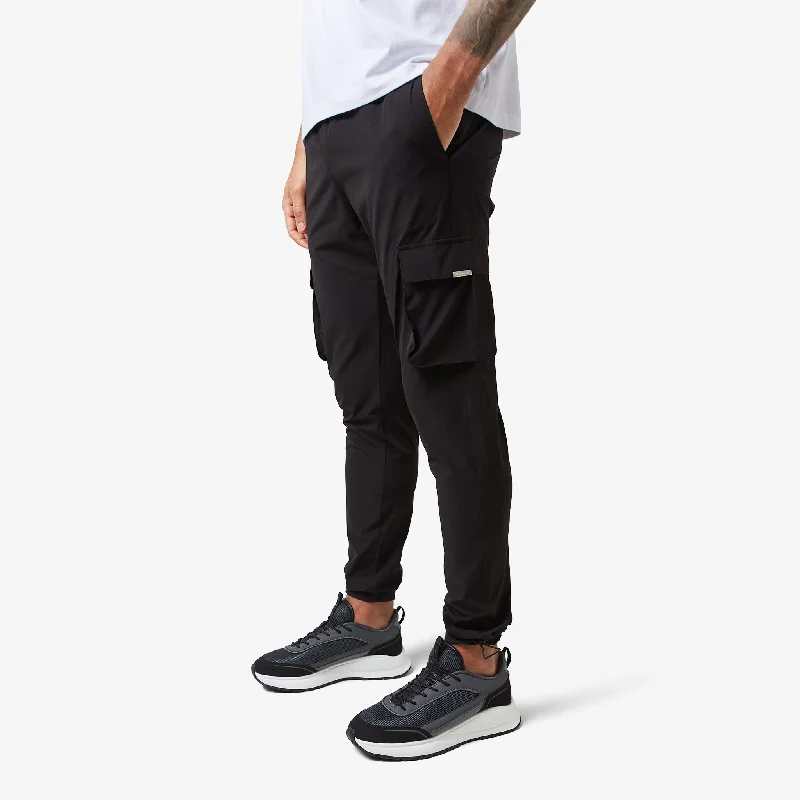 Stretch Tech Cargo Pant | Black Tough Men's Military