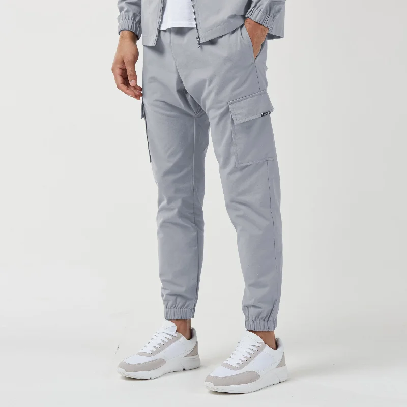 Smart Utility Cargo Pant | Frost Grey Elegant Men's Formal 