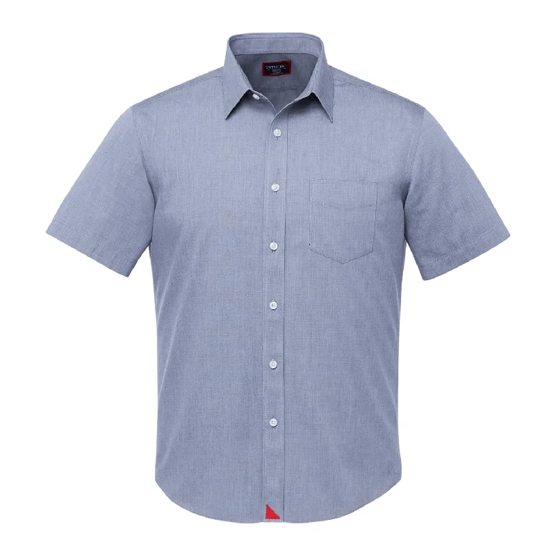 UNTUCKit - Men's Petrus Wrinkle-Free Short Sleeve Shirt Adventure