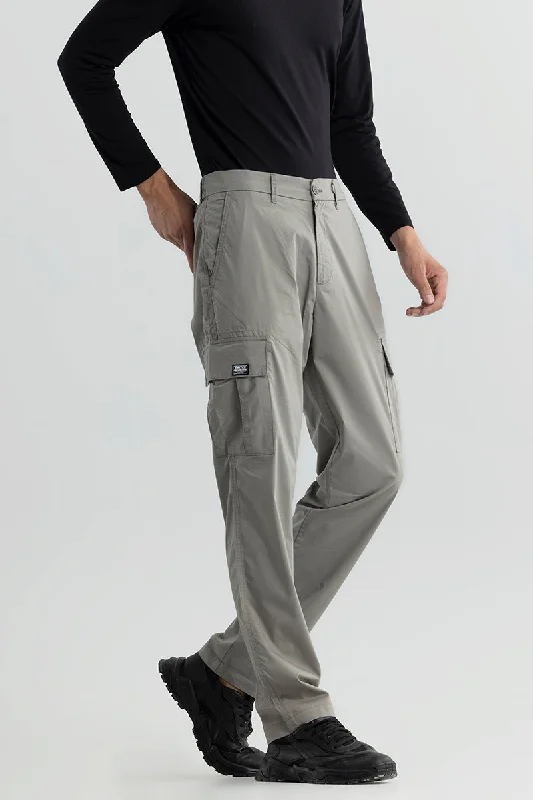 Sauvie Dark Grey Cargo Pant Elegant Men's Formal 