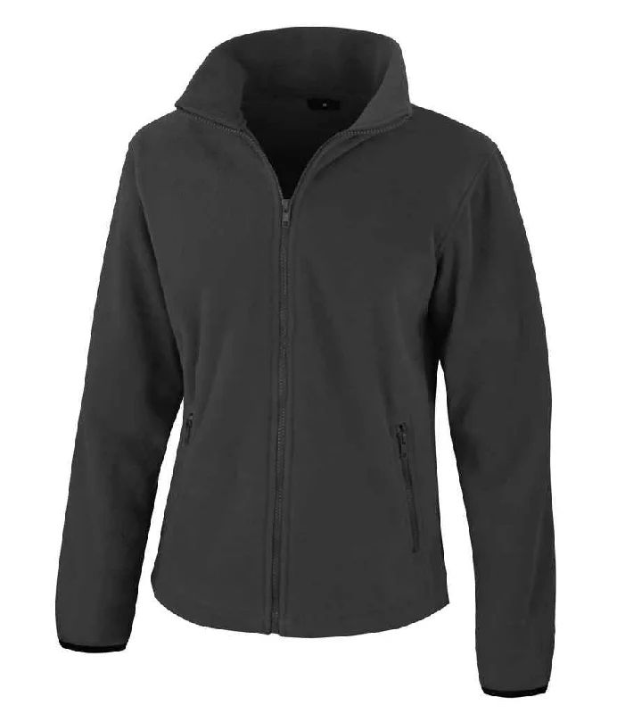 Result Core Ladies Outdoor Fleece | Black Tailored